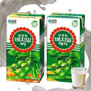 정식품 베지밀 담백한 A+달콤한 B 두유 190ml, 96개