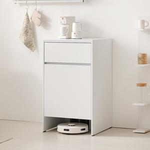 집무드 리슨 로봇 청소기장 로보락 선반 서랍형 청소기 수납장 600