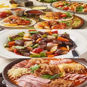 Fresh 밀키트 캠핑요리 간편식 인기세트 3종 (멕시칸타코파티팩+찹스테이크+