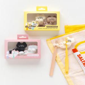 [2개입 세트]로마네 브런치브라더 모그리 실리콘 칫솔걸이 ver.2