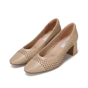 [BABARA][본사운영] 바바라 양가죽 메쉬 여성펌프스 5cm_AAH242