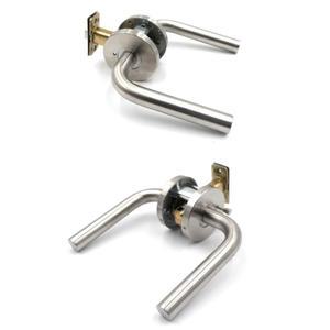 잘 녹슬지 않는 욕실 레버형 심플 스텐 문손잡이 실내도어 셀프인테리어 입주 관공서