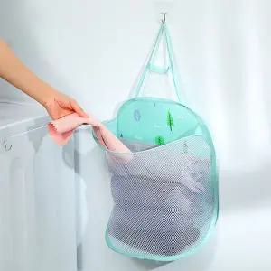 고품질 접이식 메쉬 걸이형 빨래바구니 빨래통 클린홈 빨래통 (WFHJFAZ)