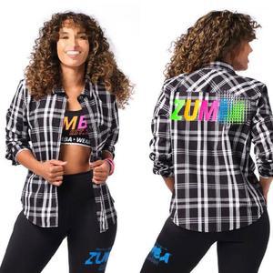 그린 연습 남녀공용 셔츠 줌바 면화 코튼 01 블랙 공연 줌바웨어 남방 셔츠 줌바댄스복