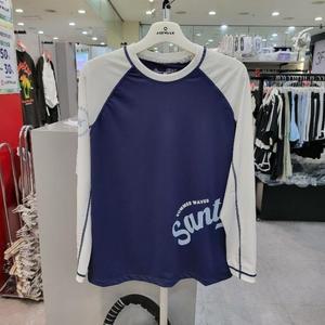 에어워크주니어 sh06 래쉬가드 바시티 래글런 배색 긴팔티셔츠  A253B1353C