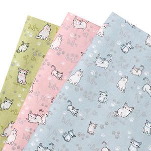 원단-(면20수) 그레이스캣 3컬러 [5005] / 면 원단 천 침구 소품 의류