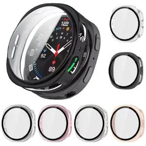 갤럭시워치8 40mm 44mm 호환 강화유리 필름 보호 일체형 풀커버 케이스