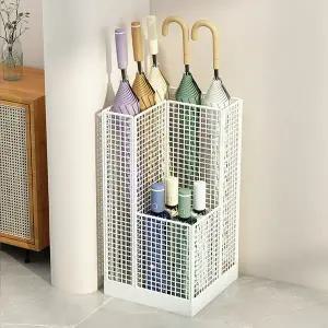 히키스 메쉬 사각 스틸 카페 매장 대용량 우산꽂이R06