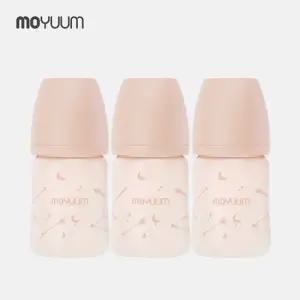 실리콘코팅 노꼭지 유리젖병 150ml 트리플팩 - 트윙클 에디션