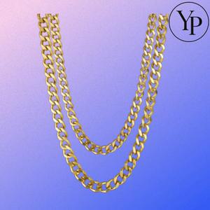 페이크 금 목걸이 가짜 체인 골드 래퍼 써지컬 스틸 금색 목걸이줄