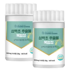 삼백초 추출물 복합정 60정 2통