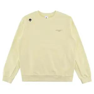 데상트 클라우드 스 컴포트핏 스몰 워딩 맨투맨 SP323UHT82YEL