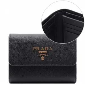 25FW 여성 사피아노 골드로고 반지갑 1MH025 QWA F0002 25F)