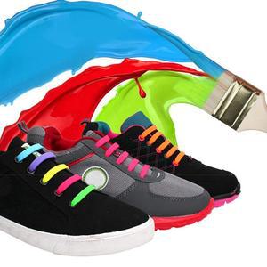 끼우는 실리콘 운동화끈 매듭없는 신발끈 20P 색상택1