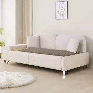 [가구] 흙품 패브릭 세라믹 온열 3인용 흙쇼파