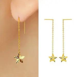 [골드앤][골드앤]골드앤 순금 24K 썬라잇 스타 드롭 귀걸이*황금특가*