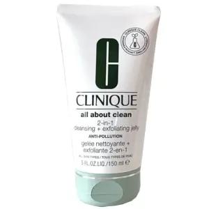 크리니크 올 어바웃 클린 2-in-1클렌징+엑스폴리에이팅 젤리 안티 폴루션150ml #클렌징과 각질제거를 헌반에용