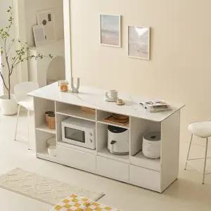 나무뜰 올라 포세린 세라믹 아일랜드 식탁 1700 YDF205C (착불)