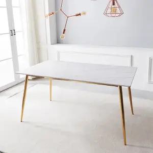 나무뜰 몬스 통세라믹 골드 4인 식탁 테이블 KEF012C (착불)