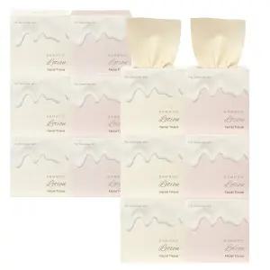 휴홈 무표백 보습 대나무 로션 티슈 미니 250매, 12개