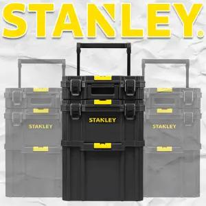 스탠리 STST83319-1 3 IN 1 퀵링크 이동식 공구함 3단 공구박스 다용도 부품함 부품상자 캠핑 캐리어 툴박스 세트