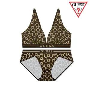 게스언더웨어/812 DBR 글로벌 G로고 브라렛 여성팬티세트 GDWBR812