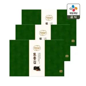 [비노출] [CJ 선물세트] 비비고 토종김 5호 3개 쇼핑백일체형