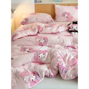 마이멜로디 이불 키티 싱글 캐릭터 침구 시나모롤 쿠로미 두꺼운 단품