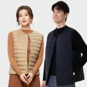 오리털조끼 기모조끼 경량 패딩 내피 후드조끼 퀼팅조끼