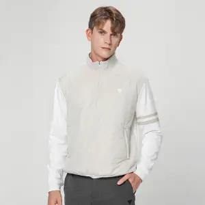 [완판컬러재입고]데니스골프 남성 반하이넥 방풍 패딩 집업 티셔츠_NAQWMTS026