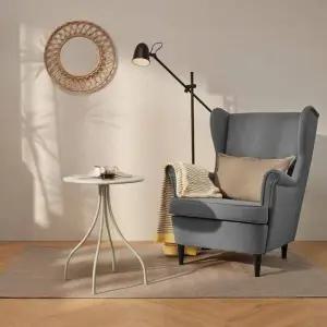 이케아 토네브로 보조테이블 실내외겸용 라이트그레이베이지 지름46x60.5cm