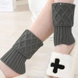 [시스터즈] 뜨개 워머 양말 여자 겨울 니트 발목 토시