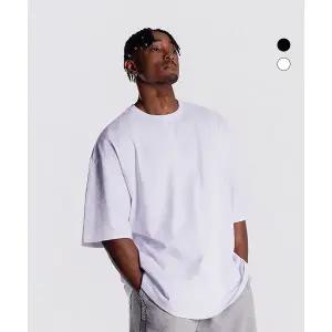 FREEDOM 무지 오버핏 티셔츠_2color