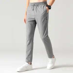 TLB 핫테크 기모 일자핏 남성용 스판밴딩 긴바지 운동복 작업복 슬랙스