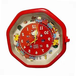 키티시계 피규어 벽시계 신혼부부 시계 집들이 레드 선물 기차