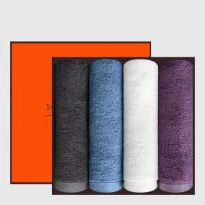 송월타올 뱀부 심플라인 수건 4매 선물세트 답례품