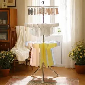 루타미 스마트 폴더랙 56개 거치 대형 접이식 빨래 건조대