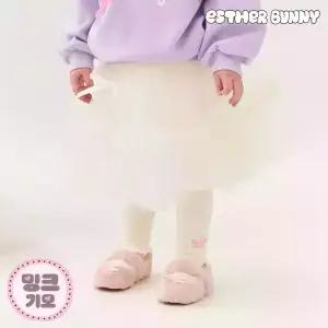 [에스더버니리틀] 벨라리본샤밍크기모레깅스