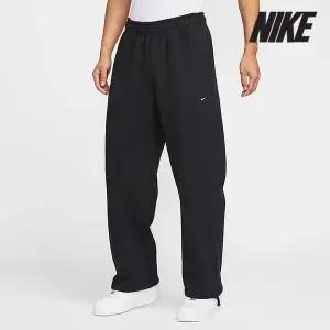 [하프클럽/나이키]나이키 팬츠 /W3- HV1091-010 / 남성 솔로 스우시 플리스 오픈 헴 팬츠