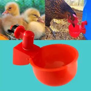닭 병아리 오리 물통 자동 급수기 쪼아먹는 물컵 급수컵 모이통 사료통 니플 앵무새 조류/ 정직한사람들