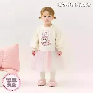 [에스더버니리틀] 레인젤샤밍크기모원피스