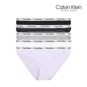 [캘빈클라인]캘빈클라인 언더웨어 여성 팬티 5장 세트 속옷 코튼 QP2135O-066