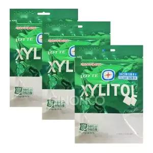 롯데 자일리톨 오리지널 리필 231g x3 대용량 껌 간식 수능 금연 졸음 방지