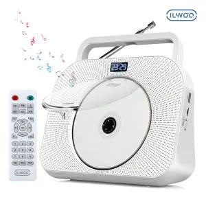 일우 휴대용 무선 CD플레이어7 IW-CP7 블루투스 탁상용 FM라디오 USB 리모컨 백색소음기 1152225