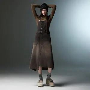 [에고이스트](강남점)[CAPSULE LINE] A라인 서스펜더 데님 원피스 ER4DO160