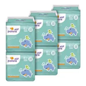 폴라리스 팡팡 울트라씬 팬티형 아기기저귀 XL 특대형 6팩