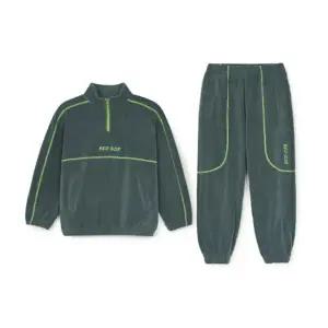 키즈트레이닝세트 NQK 7AS2R0246-43PGS 데일리 아웃도어 폴라플리스 맨투맨 셋업