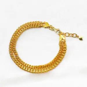 24k 더블 이지 팔찌 11.25g 3돈 금팔찌 선물 기념