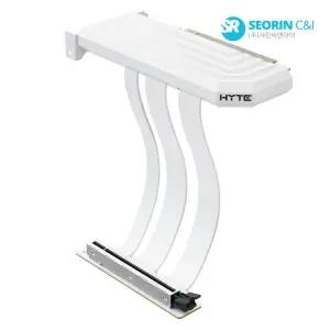 [서린공식] HYTE PCIe 5.0 하이퍼 라이저 케이블 (스노우 화이트)