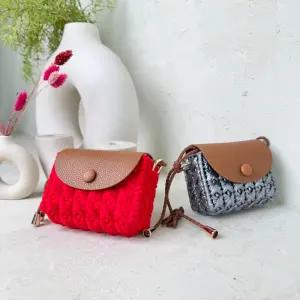 diy 네트공예 가죽 가방만들기 뜨개 패키지 - 보니또